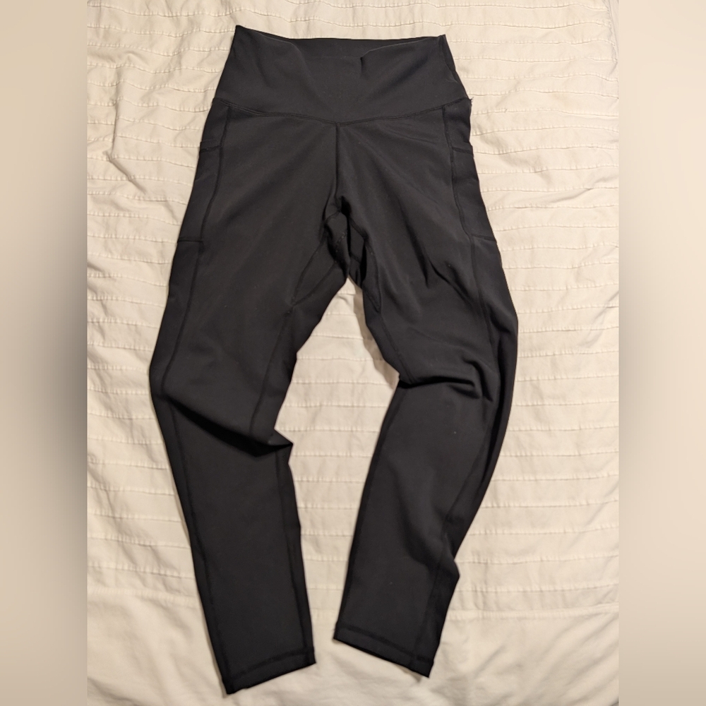 Colorfulkoala High Rise Pocket Leggings Black Size Large